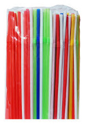 Трубочки для напитков с изгибом цветная d 4,8*21 см 200 трубочек